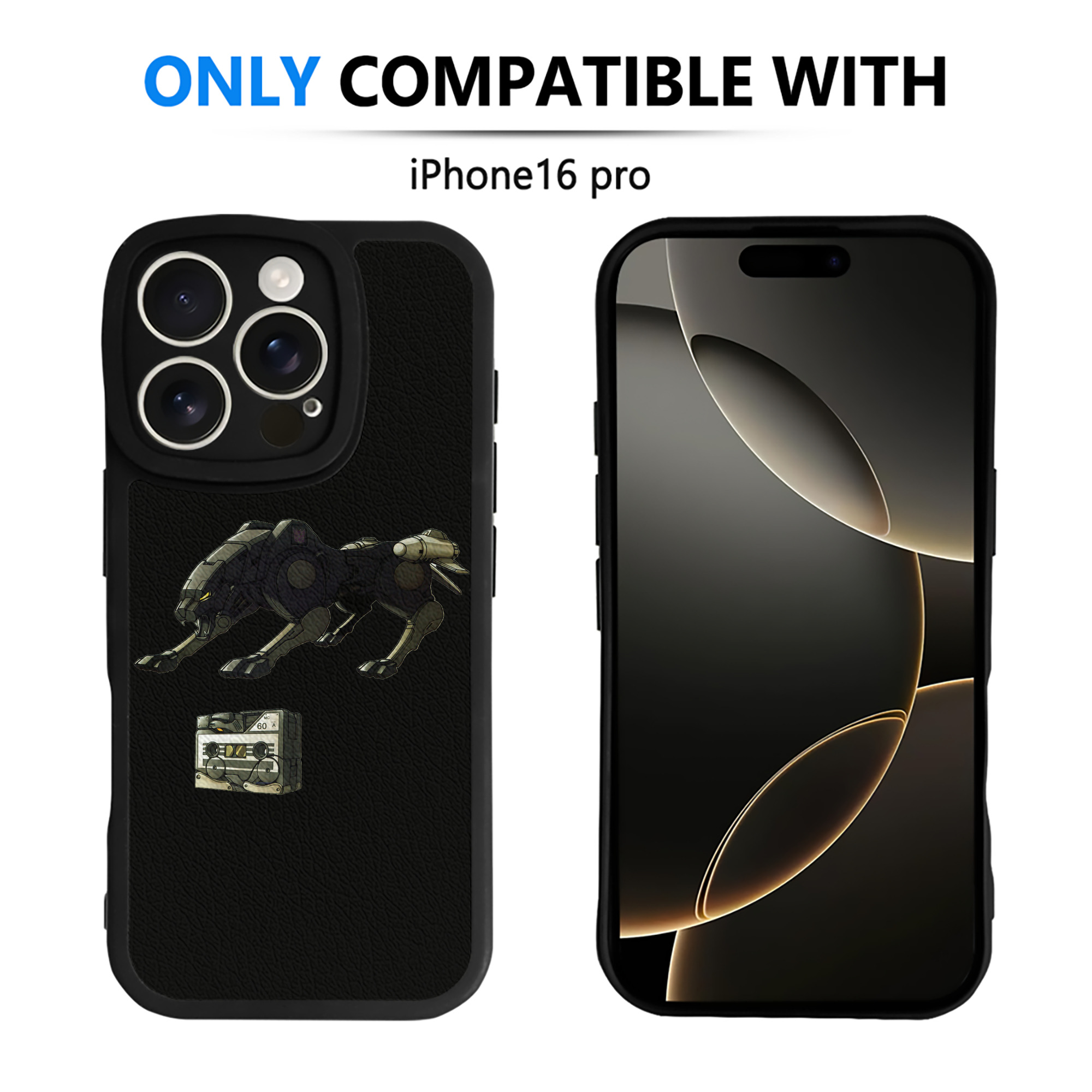 （画像用）  【iPhone 16シリーズ対応】シリコンスマホケース（レザー調） 材質：シリコン